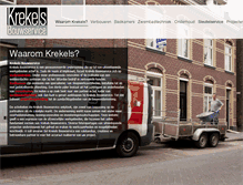 Tablet Screenshot of krekelsbouwservice.nl